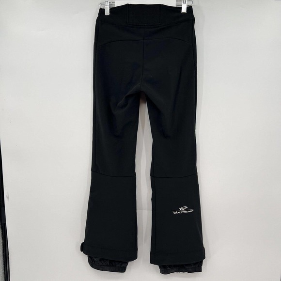 Obermeyer Black Ski/Snowboard Pants Loop Snap Closure Zip Pockets Women's Size 4 - Picture 4 of 8